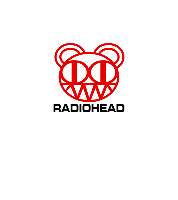 Radiohead minta fehér pólón