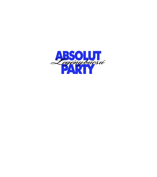 Absolut Legénybúcsú - LBP minta fehér pólón