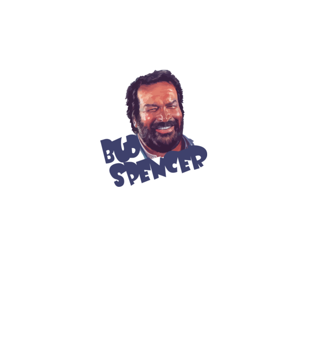 Bud Spencer - Y0 minta szürke pólón