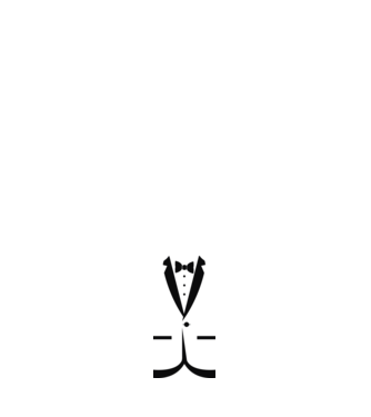 tuxedo minta világos rózsaszín pólón