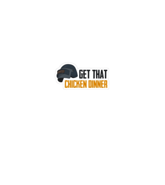 PUBG minta fehér pólón