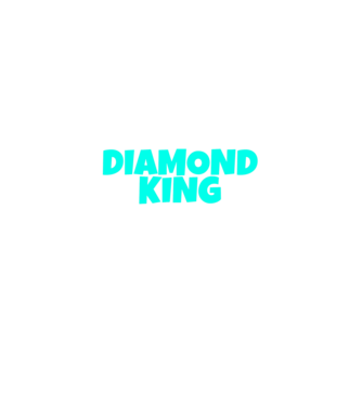 Diamond King minta fekete pólón