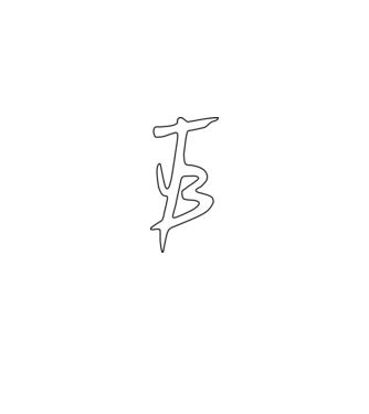 JB. minta fekete pólón