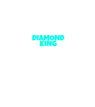Diamond King minta fekete/piros pólón