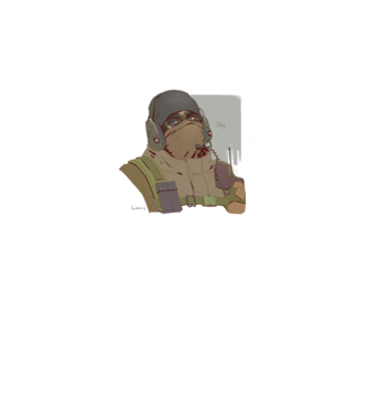 Glaz minta fehér pólón