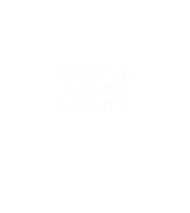 Laser sight minta fekete pólón