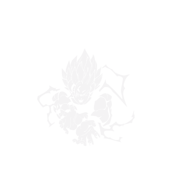 Super Saiyan minta fehér pólón
