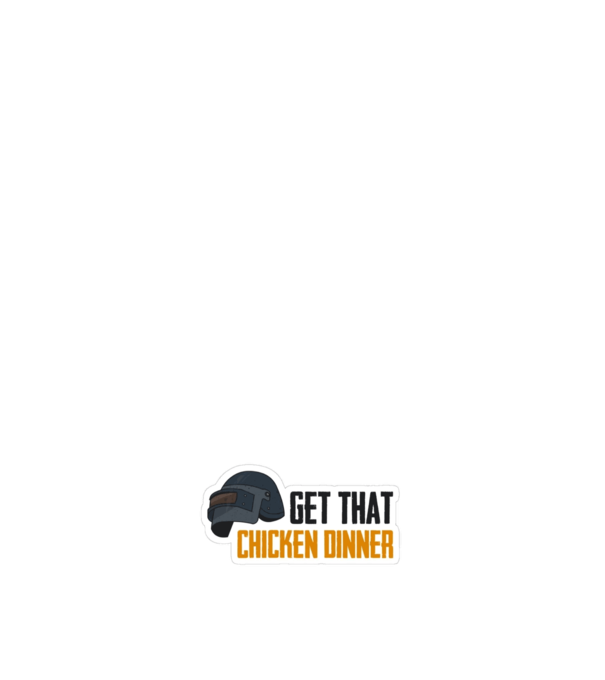 PUBG minta fehér pólón