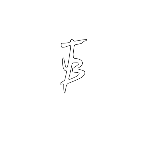 JB. minta fekete pólón