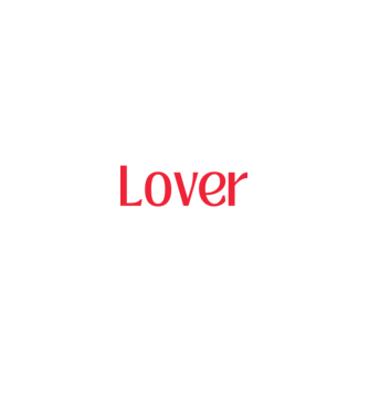 Lover minta királykék pólón