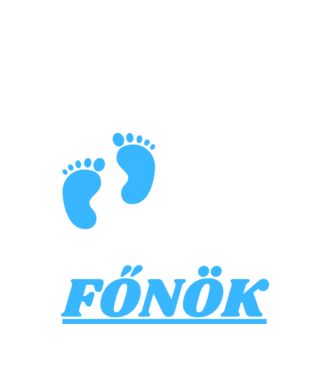 Főnök minta fekete pólón