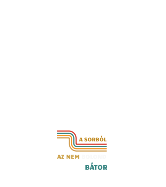 Aki kilóg a sorból minta fehér pólón