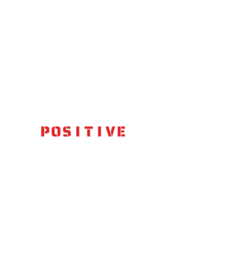 Positive minta fekete pólón