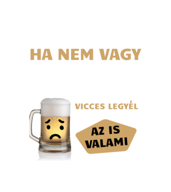 Vicces minta fehér pólón
