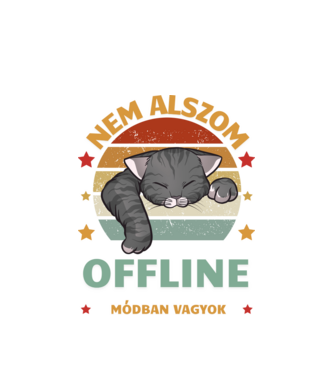 Offline minta fehér pólón