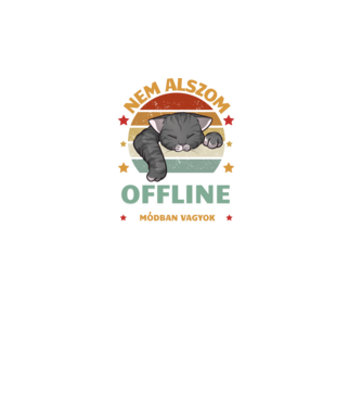 Offline minta fekete pólón