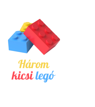 Legó minta fekete pólón