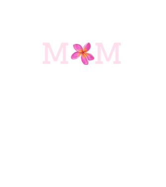 Mom minta fekete pólón