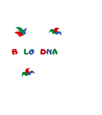 Bolondnak születtem minta fekete pólón