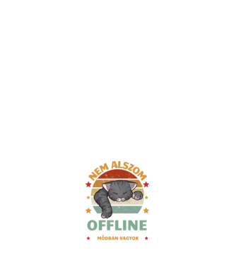 Offline minta fehér pólón