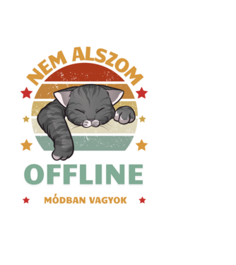 Offline minta fekete pólón