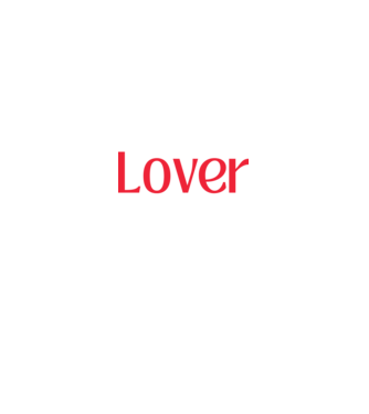 Lover minta fekete pólón