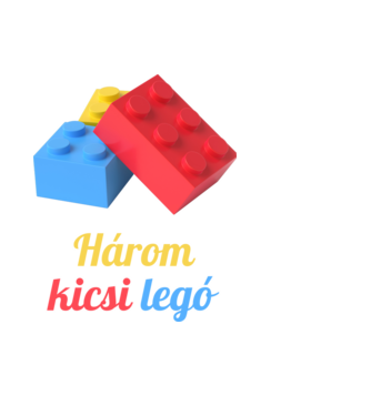 Legó minta fekete pólón