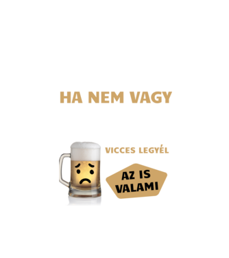 Vicces minta fekete pólón