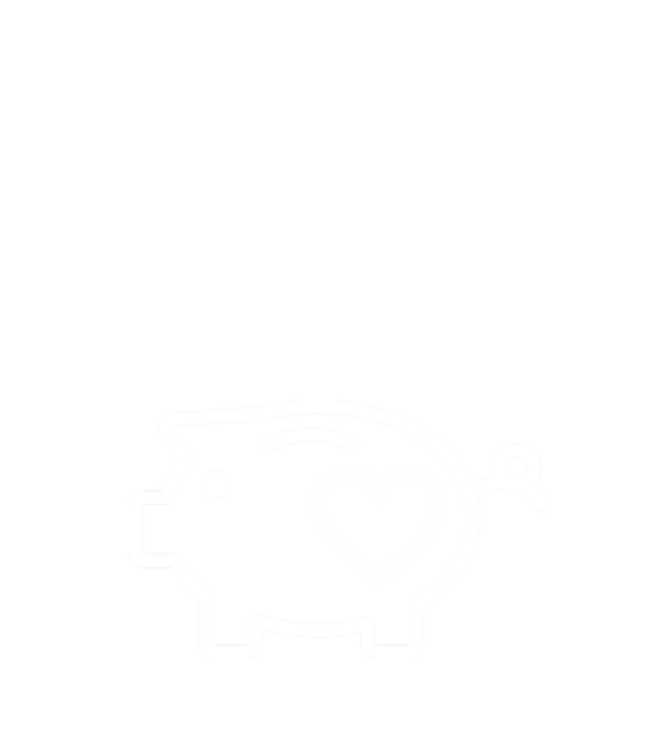 Disznó minta fekete pólón