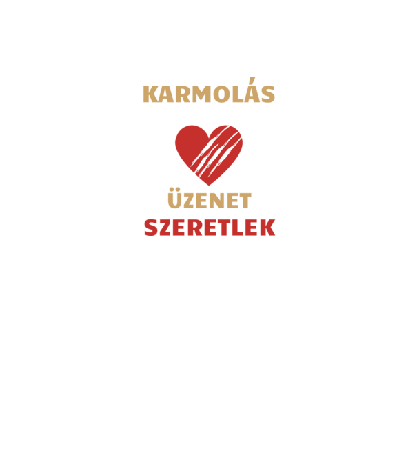 Karmolás minta fekete pólón