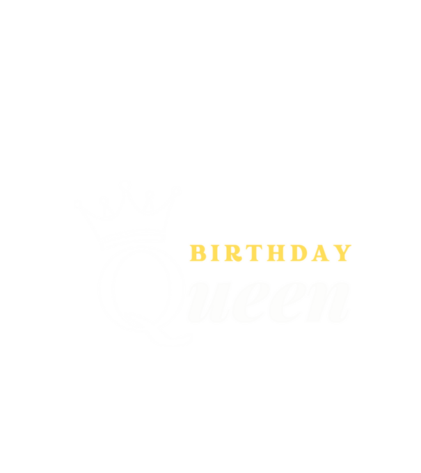 Queen szülinap minta fekete pólón