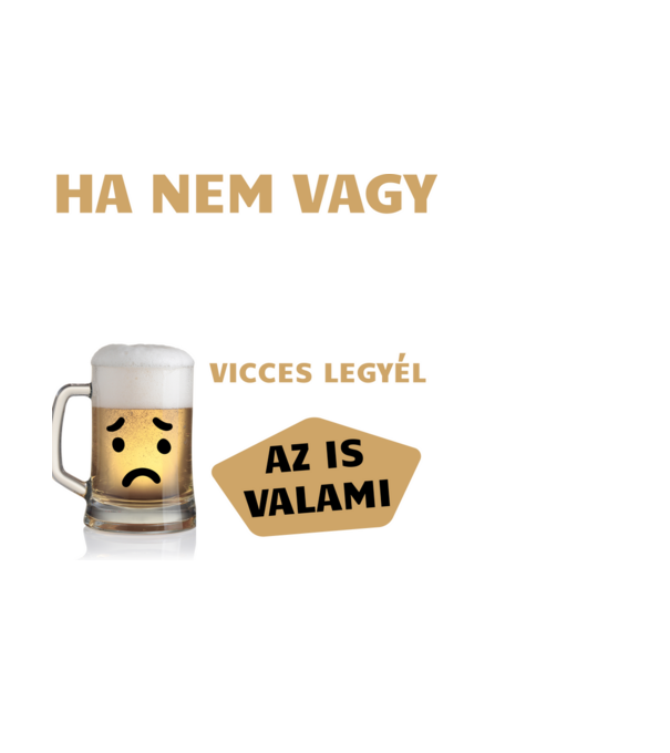 Vicces minta fekete pólón
