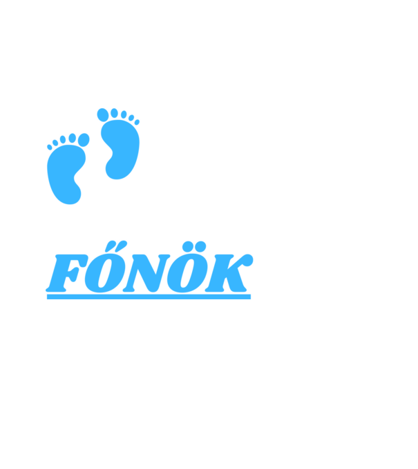 Főnök minta fekete pólón