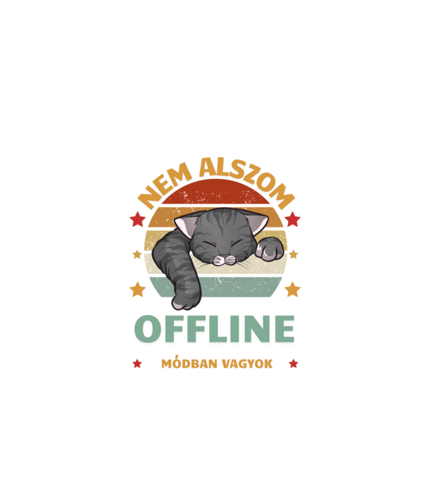 Offline minta fekete pólón
