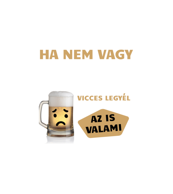 Vicces minta fehér pólón
