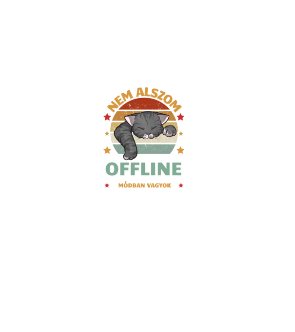 Offline minta fekete pólón