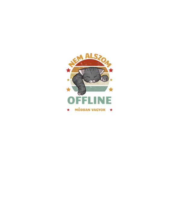 Offline minta fekete pólón