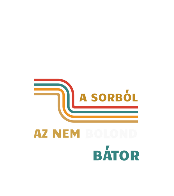 Aki kilóg a sorból minta fehér pólón