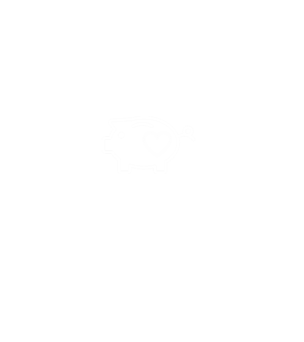 Disznó minta fekete pólón