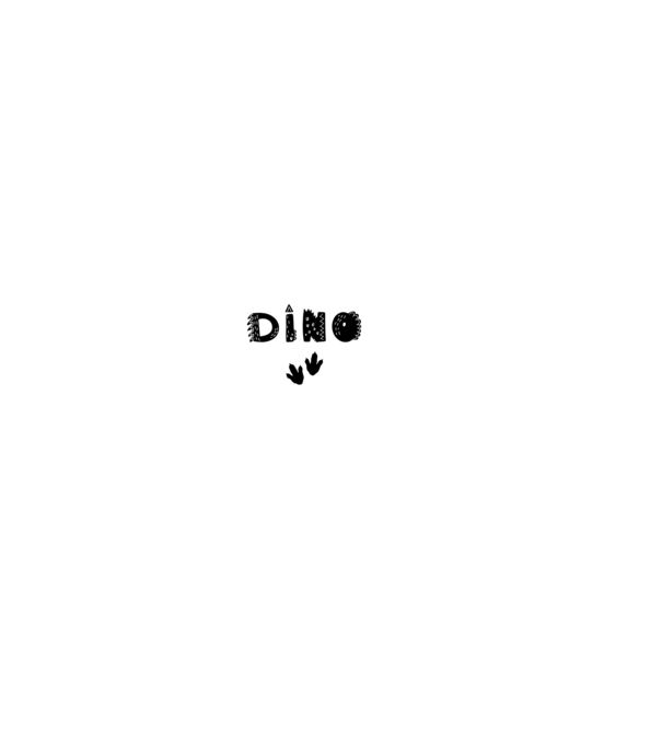 KÁVÉ és dinó minta fekete pólón