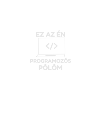 Ez az én programozós pólóm minta fekete pólón