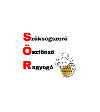 Sör minta fehér pólón