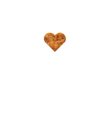 I love rántott hús minta fekete pólón