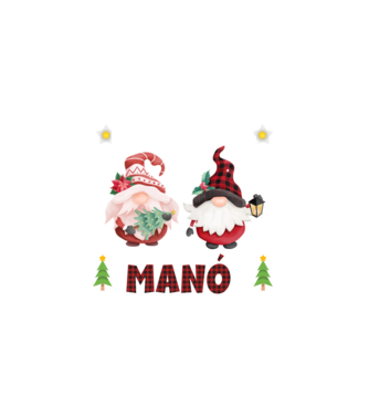 Anya manó minta fekete pólón