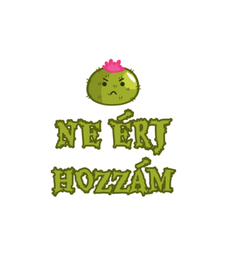 Ne érj hozzám minta fehér pólón