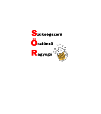 Sör minta fehér pólón