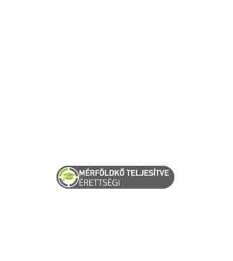 Mérföldkő teljesítve - Érettségi minta fehér pólón