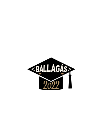 Ballagás 2022 minta fehér pólón