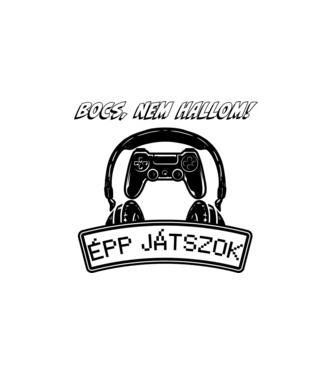 Bocs, nem hallom épp játszok minta fehér pólón