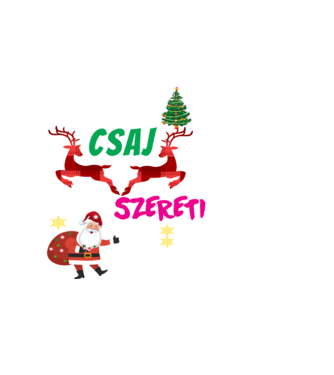 Csak egy csaj aki szereti a karácsonyt minta fehér pólón